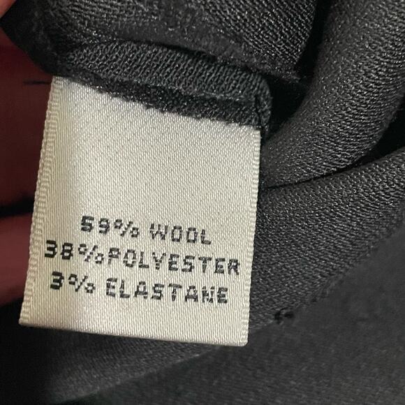 Vintage St John Black Wool Blend Skirt Heritage Elevated Basics Classic Career 6 - Picture 6 of 7